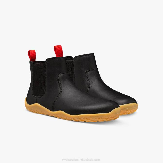 Vivobarefoot Fulham Ii Kids B2LJ188 Obsidian