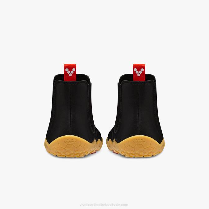 Vivobarefoot Fulham Ii Kids B2LJ188 Obsidian