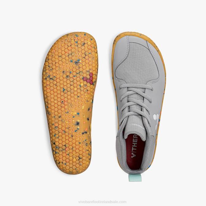 Vivobarefoot Primus Bootie Ii All Weather Juniors B2LJ185 Zinc