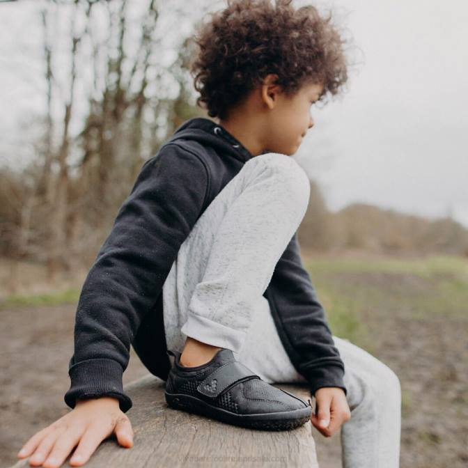 Vivobarefoot Primus School Ii Kids B2LJ195 Obsidian