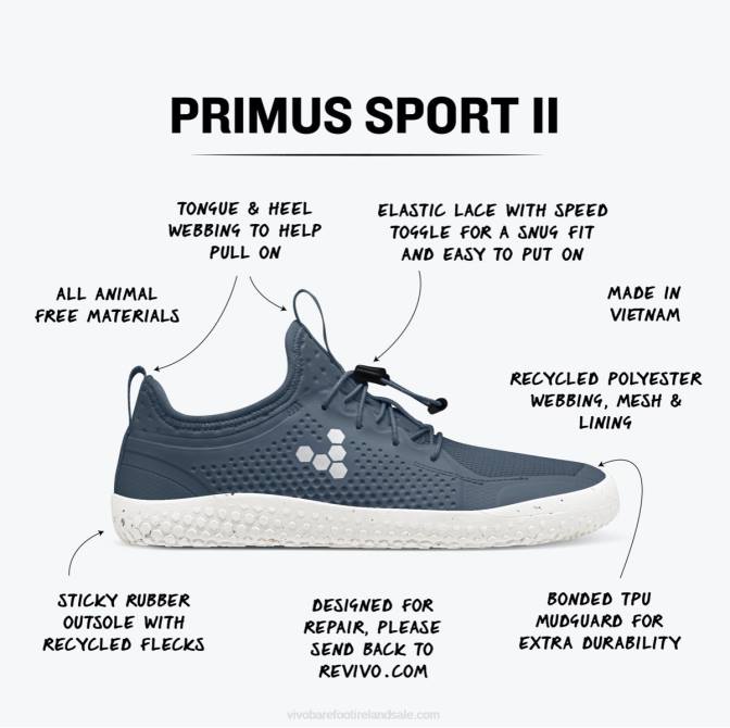 Vivobarefoot Primus Sport Ii Kids B2LJ161 Indigo