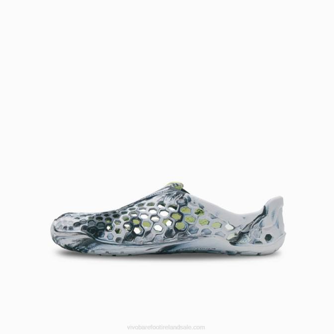 Vivobarefoot Ultra Bloom Juniors B2LJ201 Obsidian-White