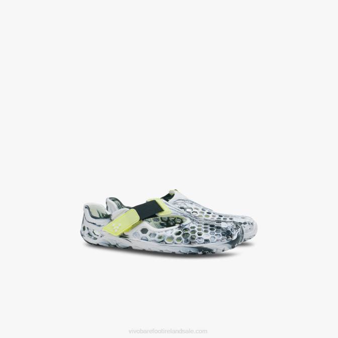 Vivobarefoot Ultra Bloom Preschool B2LJ222 Obsidian-White