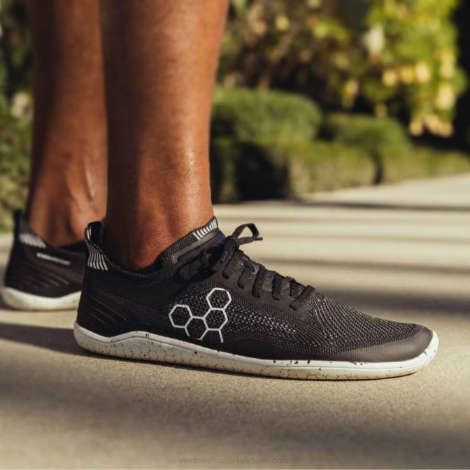 Vivobarefoot Geo Racer Knit Men B2LJ71 Obsidian