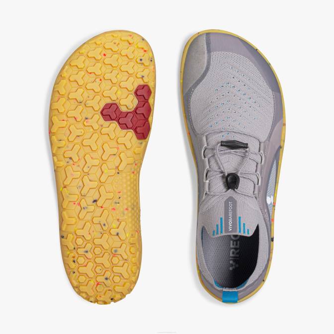 Vivobarefoot Primus Trail Knit Fg Men B2LJ42 Zinc