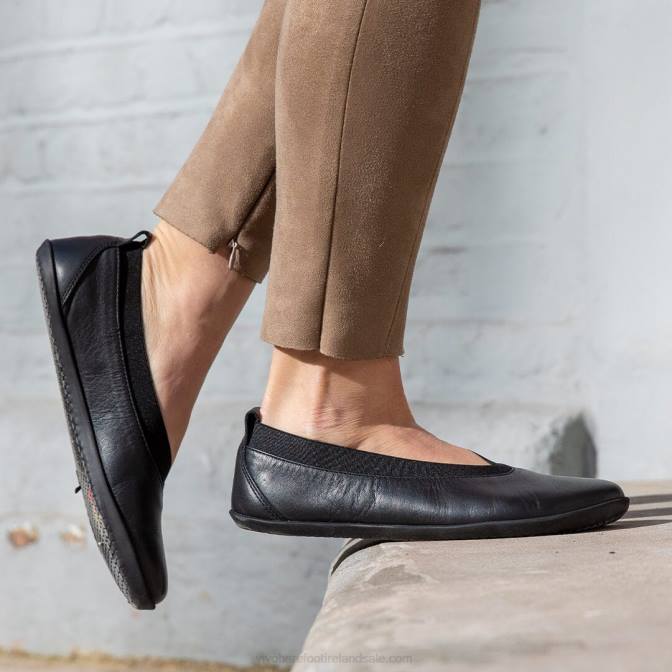 Vivobarefoot Opanka Ballerina Women B2LJ93 Obsidian