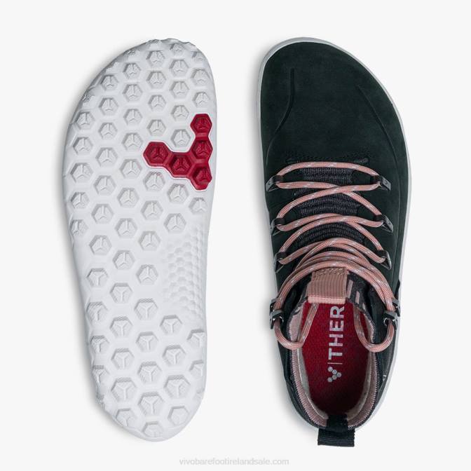 Vivobarefoot Tracker Decon Fg2 Women B2LJ105 Obsidian-Misty Rose