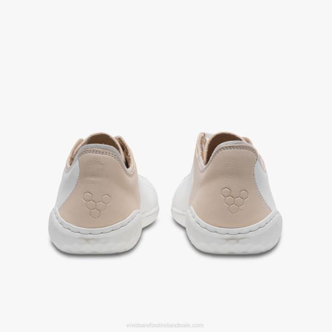 Vivobarefoot Geo Court Iii Women B2LJ128 Off White-Pink