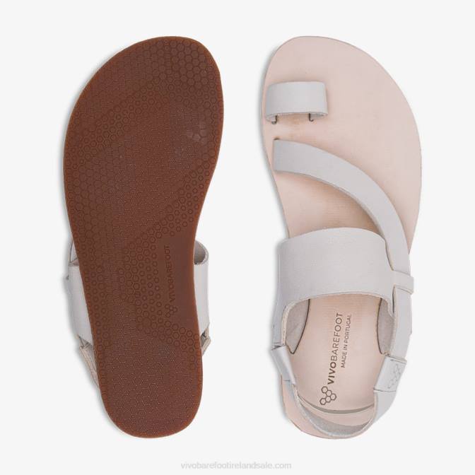 Vivobarefoot Opanka Sandal Women B2LJ150 Off White