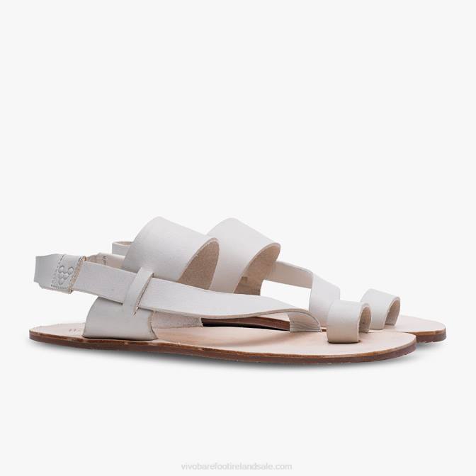 Vivobarefoot Opanka Sandal Women B2LJ150 Off White