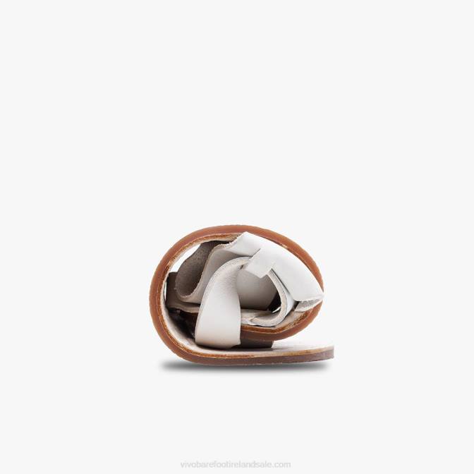 Vivobarefoot Opanka Sandal Women B2LJ150 Off White