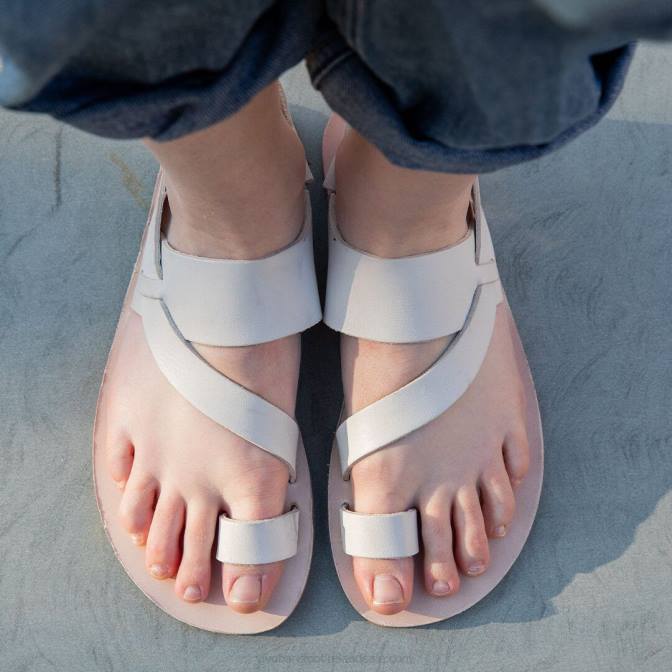 Vivobarefoot Opanka Sandal Women B2LJ150 Off White