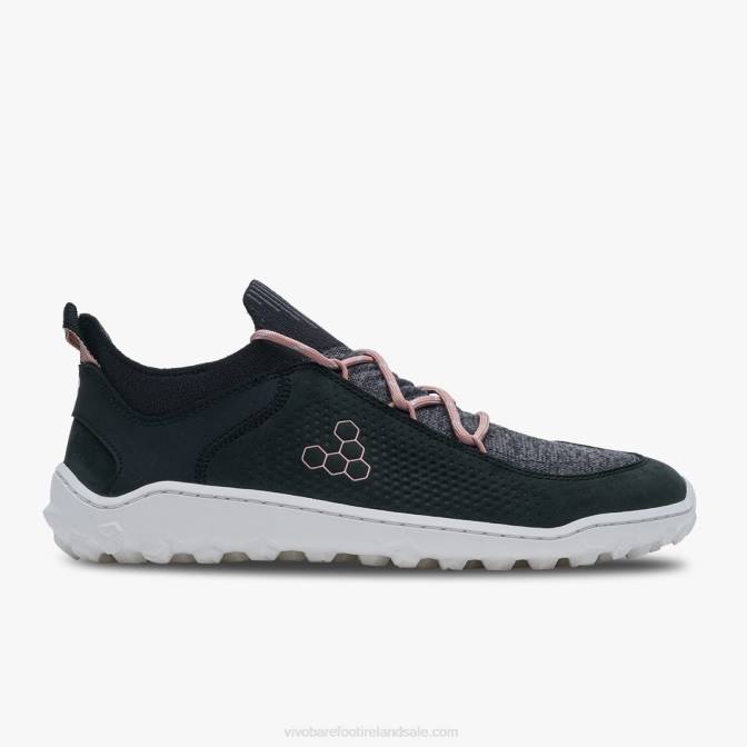 Vivobarefoot Tracker Decon Low Fg2 Women B2LJ99 Obsidian-Misty Rose