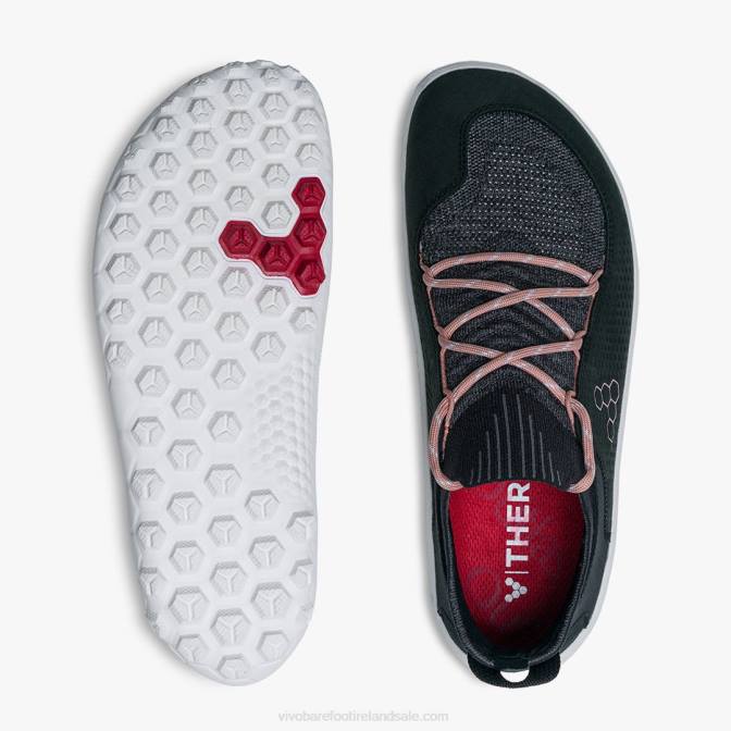 Vivobarefoot Tracker Decon Low Fg2 Women B2LJ99 Obsidian-Misty Rose