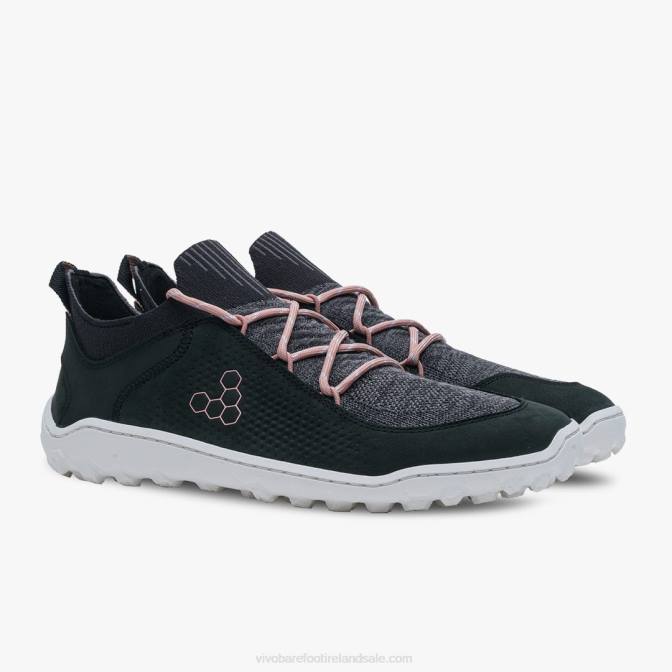 Vivobarefoot Tracker Decon Low Fg2 Women B2LJ99 Obsidian-Misty Rose