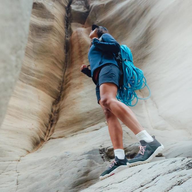 Vivobarefoot Tracker Decon Low Fg2 Women B2LJ99 Obsidian-Misty Rose